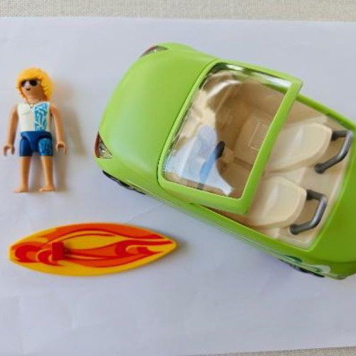 Playmobil 6069 Surfer with Cabrio like new, complete set