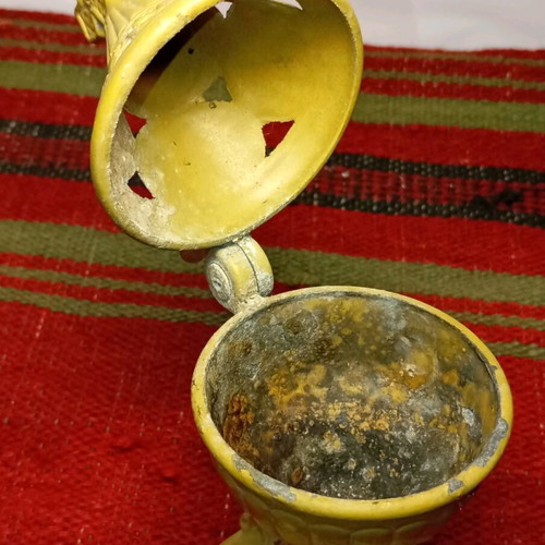 Metal incense burner used