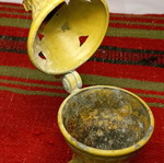 Metal incense burner used