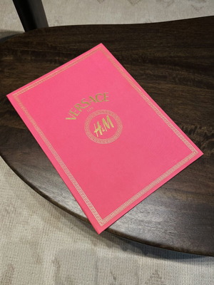 Versace x H&M hard folder for papers, like new