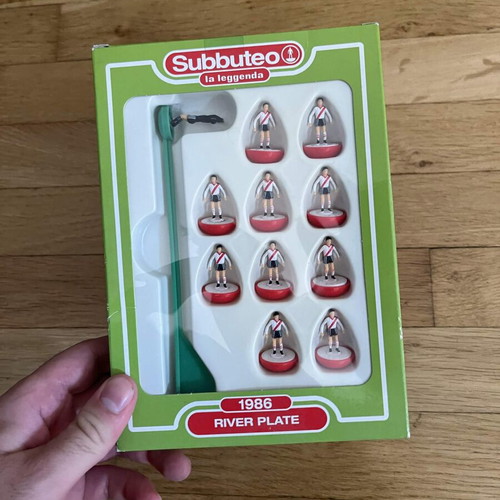 Subbuteo La Leggenda River Plate 1986 set