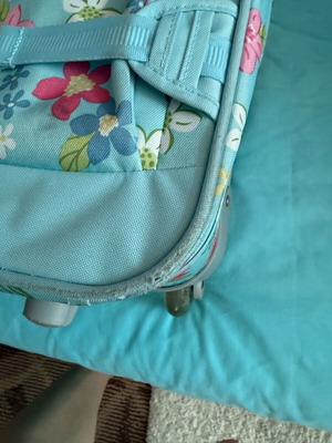 Choel suitcase used, blue