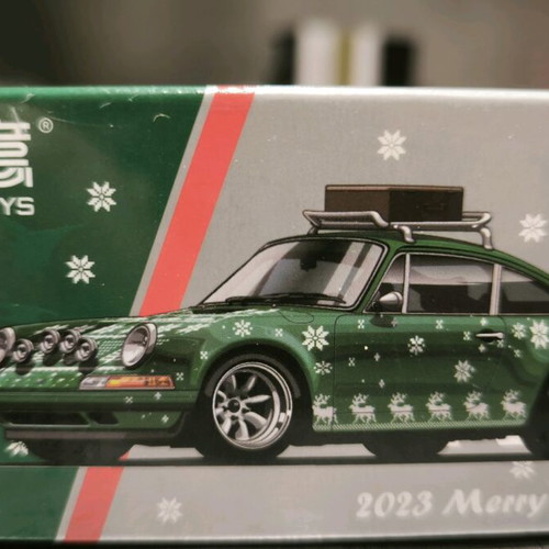 Poprace Porsche Singer 964 Christmas Edition 1 64 car new