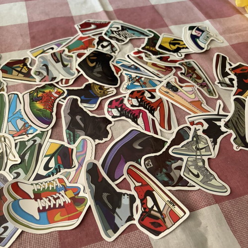 Nike Air Jordan Off-White Stickers pack of 50 new