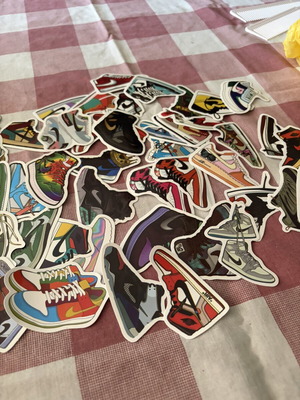 Nike Air Jordan Off-White Stickers pack of 50 new