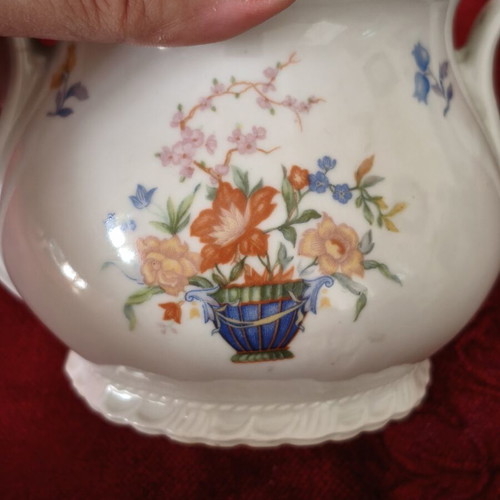 Royal EPIAG vintage porcelain gold-plated sugar bowl