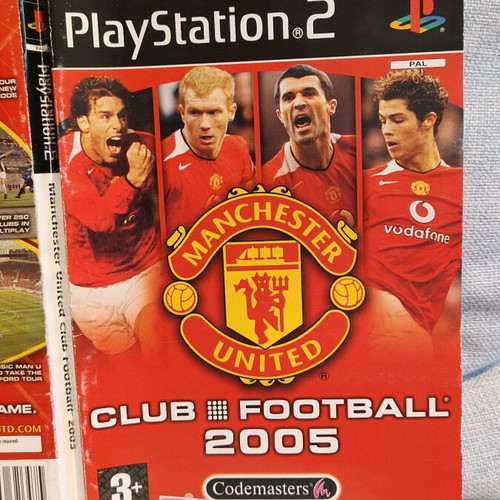 Manchester United Club Football 2005 PS2 used