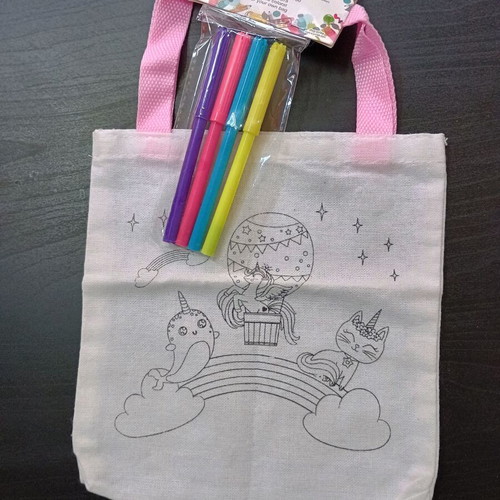 Arts & Crafts painting bag with markers, new