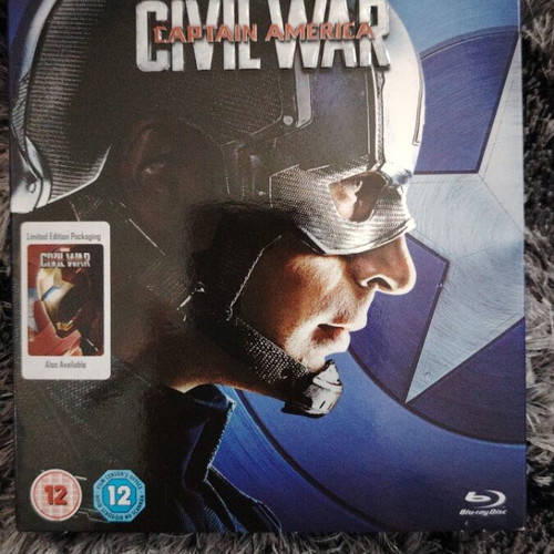 Captain America Civil War Blu-Ray σαν καινούργιο, δράσης περιπέτεια