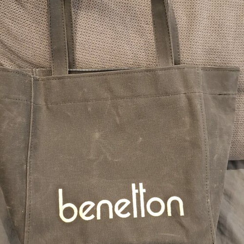 Benetton shoulder bag new gray