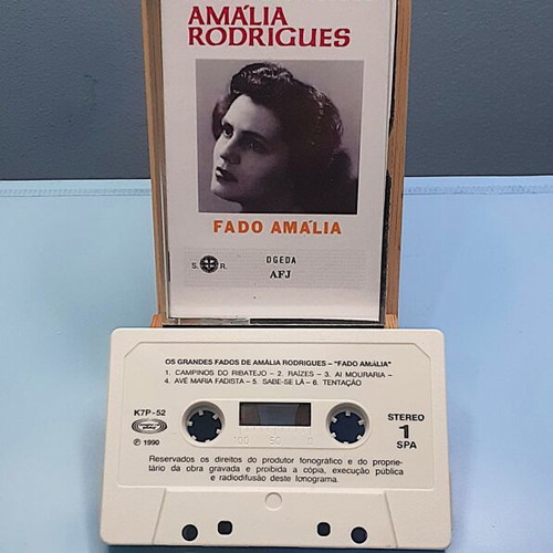 Amália Rodrigues Os Grandes Fados cassette like new, traditional