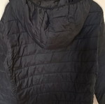 Pull & Bear women's quilted jacket large used black