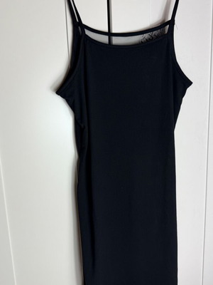 Black nightdress with lace, medium