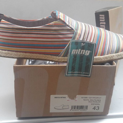 MTNG espadrilles new no 43 multicolor