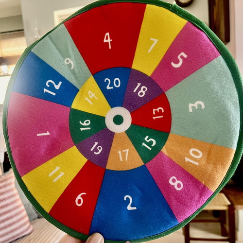 Velcro Target Game with Balls like new