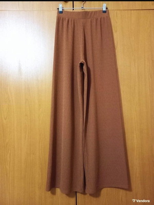 Παντελόνι ψιλόμεσο καφέ καινούργιο, μέγεθος S
