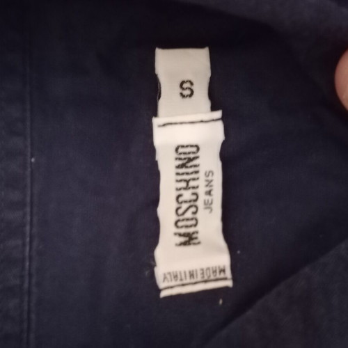 Moschino jeans shirt used, dark blue, sizes S and M