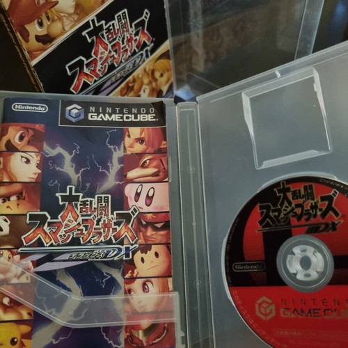 Super Smash Bros Melee Nintendo GameCube used with PET case