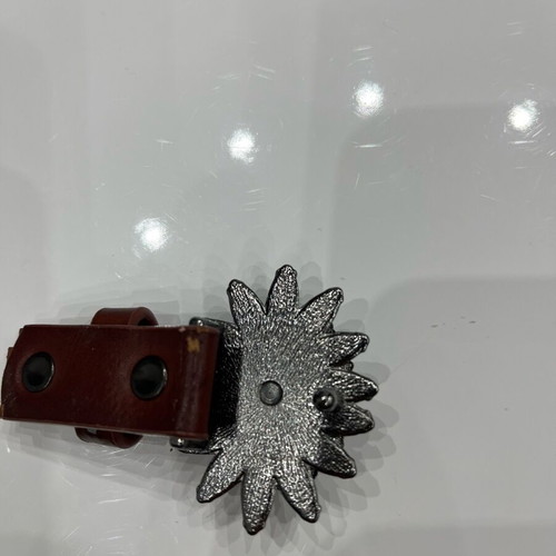 Belt buckle used, green, size 55