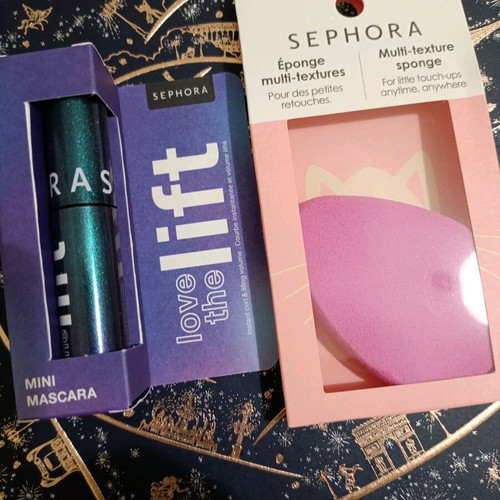 Mini mascara lift and makeup sponge pack of two new