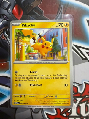 Pikachu Paldean Fates Pokémon card