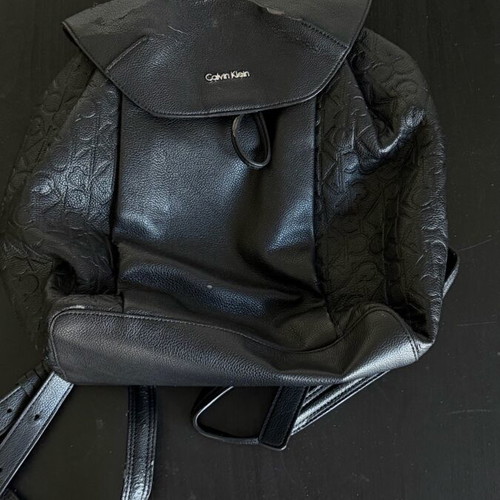 Calvin Klein backpack bag used, black
