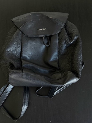 Calvin Klein backpack bag used, black