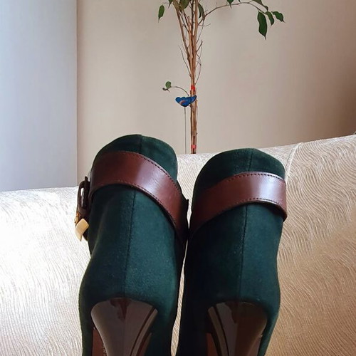 Luis Onofre ankle boots new, genuine suede leather, size 36