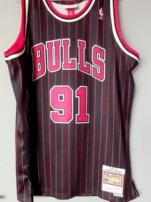 Μπλούζα Mitchell and Ness Dennis Rodman 1995-1996 καινούργια, μέγεθος XL