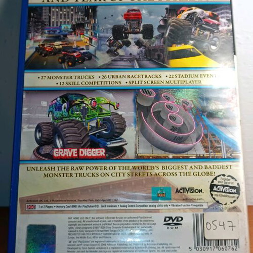 Monster Jam used PlayStation 2 game