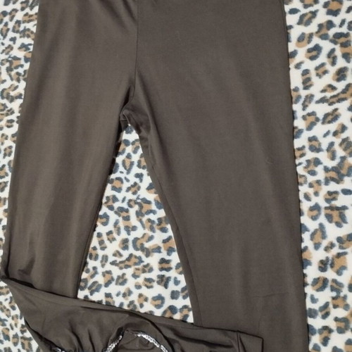 JusTop leggings like new, brown