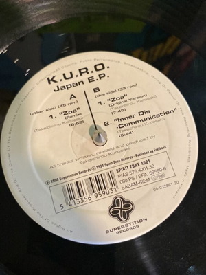 Goa trance vinyl record used, electronic genre