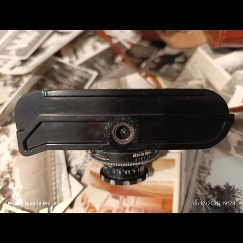 Smena 6 camera used, 60-year-old vintage with leather case