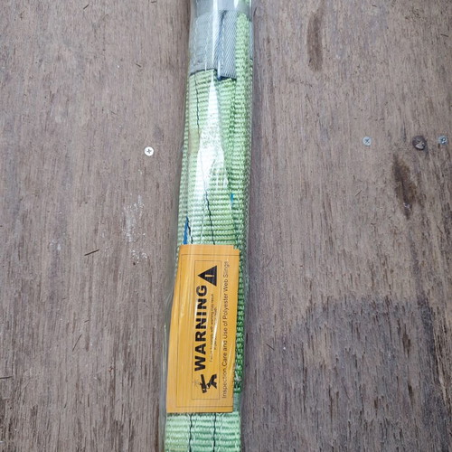 2 Tons 3m Sling Lifting Crane Car Forklift Tow Strap New