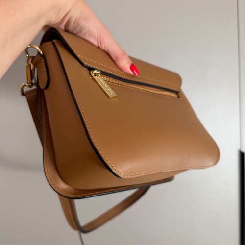 Guy Laroche crossbody bag like new, beige and brown