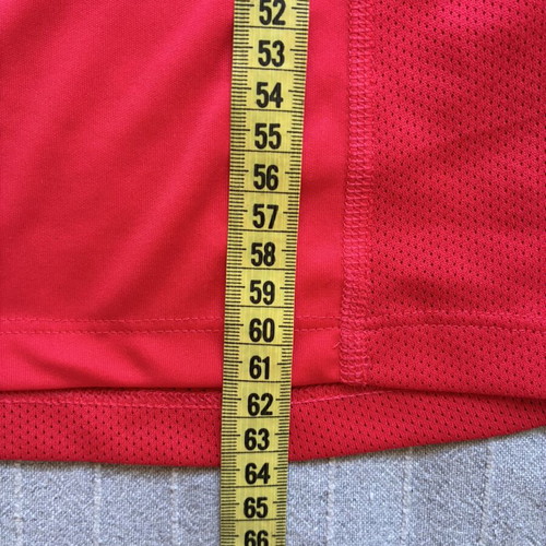 Nike Dry Miler V-Neck Running Shirt, red, size M