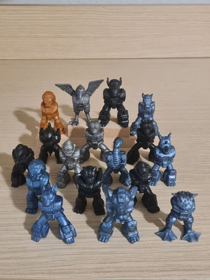 Teratomachoi figures used, set of 17