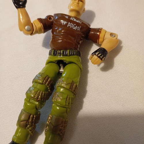 G.I. Joe Salvo v1 action figure used with accessories