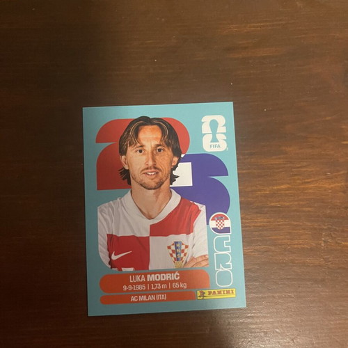 Luka Modric Panini FIFA World Cup 2026 CRO 9 sticker new