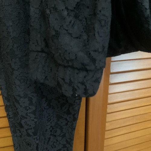 Calzedonia lace pants with lining like new, black