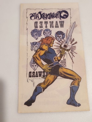Thundercats σιδερότυπο καινούργιο, διαστάσεις 12x20