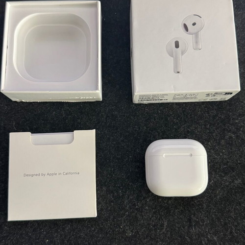 Apple AirPods 4 ANC wireless earbuds with USB-C charging case