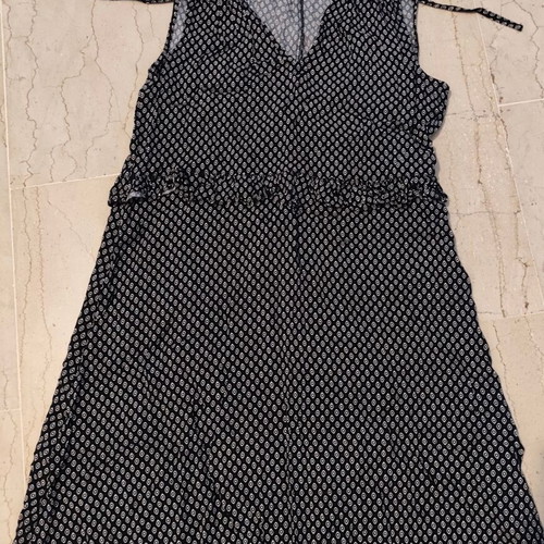 H&M Mini Dress Like New Black and White XS 34