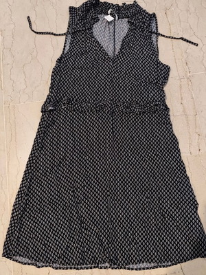 H&M Mini Dress Like New Black and White XS 34