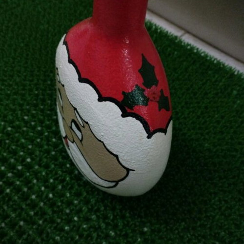 Handmade Santa Claus decorative bottle hand-painted