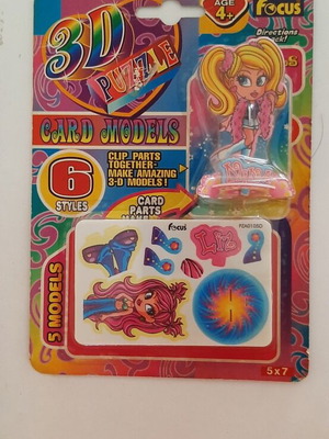 3D Card Models Puzzle Cute Girls new by Focus