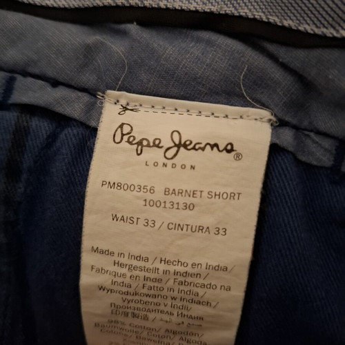 Pepe Jeans men's shorts dark blue size 33 like new