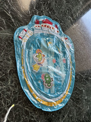 Playgo inflatable baby water mat like new, submarine design