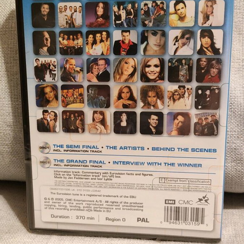 Eurovision Song Contest Kyiv 2005 official DVD new