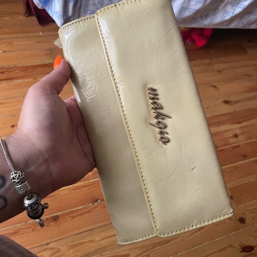 Makgio clutch bag used, beige
